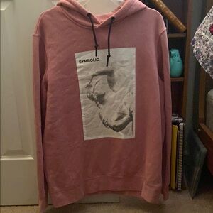 H&M Pink Sweater with Graphic Design